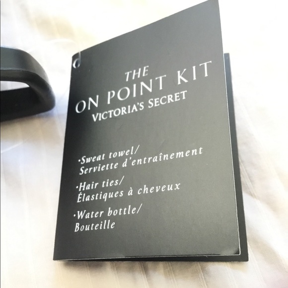 Victoria’s Secret Water Bottle Sweat Towel Hair Tie The On Point Kit NWT - Picture 4 of 4